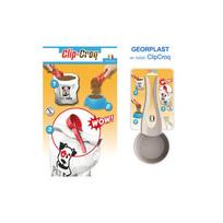 Matavimo indas gyvūnams Georplast Clip-Croq, 33 cm x 18 cm x 6 cm, pilka sp.