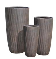 Gėlių vazonas Domoletti LT13918-3S, keramika/molis, Ø 42 cm, ruda sp.