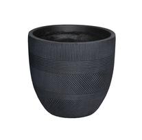 Gėlių vazonas Domoletti LT14543D, keramika/molis, Ø 52 cm, antracito sp.
