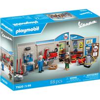 Konstruktorius Playmobil Vespa 60s Vespa Garage 71620, 88 vnt., įvairių spalvų