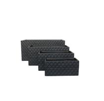 Gėlių vazonas Domoletti LT24660-2S, keramika/molis, 30 cm, Ø 60 cm, juoda sp.
