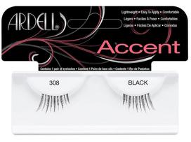 Priklijuojamos blakstienos Ardell Accent Lash 308, juoda sp.