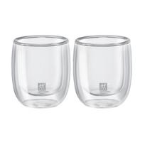 Dvigubo stiklo stiklinių rinkinys Zwilling Espresso 39500-075-0, skaidri sp., 0.08 l