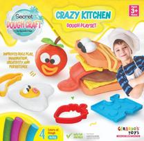Plastilinas Gerardos Toys Crazy Kitchen, įvairių spalvų