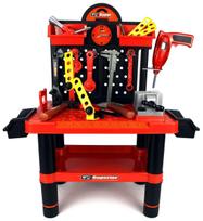 Žaislinis meistro įrankių rinkinys EcoToys Superior, raudona sp.