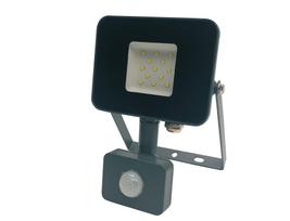 Prožektorius su judesio davikliu, tvirtinamas prie sienos Standart E024EI E024EIS, 10 W, 800 lm, 4000 °K, IP65, pilka sp.