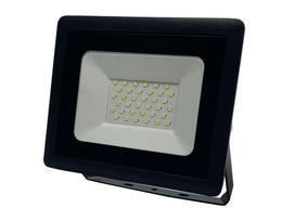 Prožektorius be judesio daviklio, tvirtinamas prie sienos Okko E011EI E011EI, 30 W, 2550 lm, 4000 °K, IP65, juoda sp.