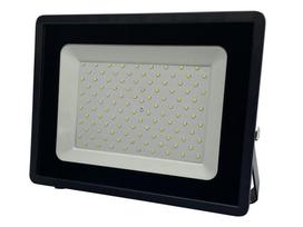 Prožektorius be judesio daviklio, tvirtinamas prie sienos Okko E011EI E013EI, 100 W, 8500 lm, 4000 °K, IP65, juoda sp.