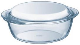 Stiklinis indas Pyrex, skaidri sp., 21 cm x 18 cm, 1.3 l