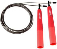 Šokdynė Avento Steel Jump Rope 42HO, 290 cm, raudona sp./rožinė sp.
