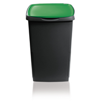Šiukšliadėžė Gio'Style Ecosolution, tamsiai pilka sp./žalia sp., 45 l, 53.5 cm x 36 cm