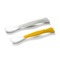 Stalo įrankiai BabyOno Be Active Flexy, 4 mėn., plastikas, balta sp./geltona sp./pilka sp.