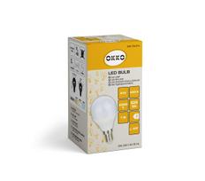Lemputė Okko LED, G45, 3000 °K, E14, 7 W, 620 lm
