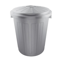 Šiukšliadėžė Keeeper Maxi, sidabro sp., 50 l, 55 cm x 50 cm