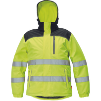 Darbinė striukė vyrams Cerva Knoxfield HV, geltona sp., 4XL dydis