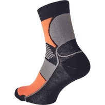 Kojinės vyrams Cerva Knoxfield Basic, juoda sp./oranžinė sp., 43-44 dydis