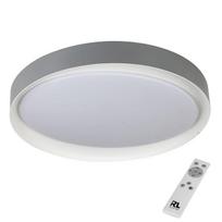 Šviestuvas lubų Trio Zeta R62712411 R62712411, LED, 2700 - 6500 °K, 1 x 24 W, balta sp. / pilka sp.