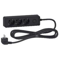 Buitinis ilgintuvas Schneider Electric, 3 x 1,5 mm², 1.5 m, 3 lizdų, su jungikliu