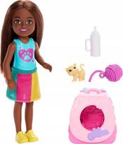 Lėlė su priedais Mattel Barbie Family & Friends Chelsea, 12 cm, įvairių spalvų