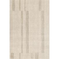 Smėlio spalvos iš vilnos kilimas 133x190 cm Agnus Brush Lines – Agnella