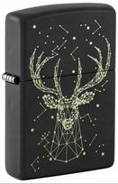 Žiebtuvėlis Zippo Deer 48385, aukso sp./juoda sp.
