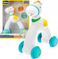 Edukacinis žaislas, arklys Chicco Push & Go, balta sp.