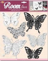 Dekoratyvinis lipdukas Marko Butterflies 1, 16.5 cm x 14 cm