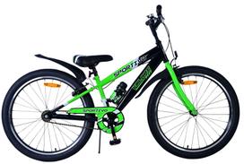 Vaikiškas dviratis, vaikų Volare Sportivo 24115, juoda sp./žalia sp., 24"