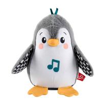 Žaislinis gyvūnas pingvinas Fisher Price Flap & Wobble, balta sp./pilka sp.