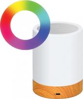 Darbo stalo šviestuvas Techly USB Smart Touch Lamp, LED, 3W, balta sp./ruda sp.