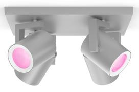 Išmanusis šviestuvas nukreipiamasis Philips Hue Argenta 915005762601, GU10, 4 x 5.7 W, aliuminio sp.