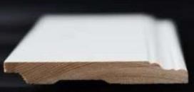 Grindjuostė JM Grupa 4751013164741, 270 cm x 9.5 cm x 1.5 cm, balta sp.