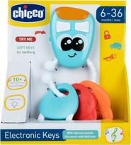 Lavinamasis žaislas kūdikiui, raktai - kramtukas Chicco, įvairių spalvų