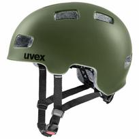 Dviratininkų šalmas vaikams Uvex 4cc, žalia sp., 51-55 cm