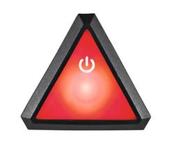 Priedas, šalmo led žibintas Uvex XB043, plastikas, raudona sp.