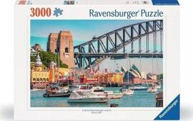 Dėlionė Ravensburger Sydney, 80 cm x 121 cm, 3000 vnt., įvairių spalvų