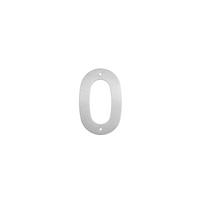 Durų numeris "0" Haushalt SS-0, 14.5 cm x 9.5 cm, nerūdijantysis plienas, nerūdijančiojo plieno sp.