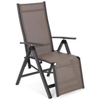 Gultas Ibiza Relax 598632, ruda sp./pilka sp., 140 cm x 60 cm x 83 - 110 cm