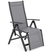 Gultas Ibiza Relax 569841, pilka sp., 140 cm x 60 cm x 83 - 110 cm