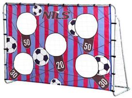 Futbolo vartų tinklas baudinių treniruotėms Nils NT7788 2in1 Goal, 215 cm x 76 cm x 150 cm