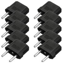 Adapteris UPH Travel adapter US to EU 10 pcs Euro plug, US Socket, juoda sp.