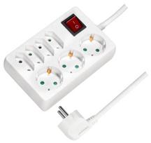 Buitinis ilgintuvas Logilink 7-Way + Switch, LPS210, 1.5 mm², 5 m, IP20, 7 lizdų, su jungikliu