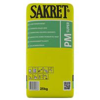 Cementinis - kalkinis tinko mišinys Sakret PM Super, išlyginamasis, pilka sp., 40 kg