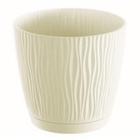 Gėlių vazonas Prosperplast Sandy P DSY110P, plastikinis, Ø 11 cm, smėlio sp.