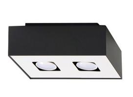 Šviestuvas lubų Sollux Mono 2 SL.0071, GU10, 2 x 40 W, balta sp.