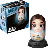 3D dėlionė Ravensburger Princess Leia, 7 cm x 7 cm, 54 vnt., ruda sp./balta sp.