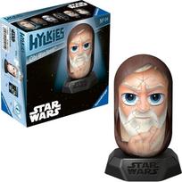 3D dėlionė Ravensburger Obi Wan Kenobi, 7 cm x 7 cm, 54 vnt., ruda sp.