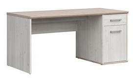 Rašomasis stalas su spintele Romance, 160 cm x 73 cm, 76 cm, ruda sp.