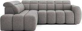 Kampinė sofa Falconn Paolli 04, pilka sp., kairinė, 208 x 258 cm x 107 cm