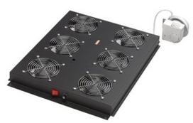 Serverių spintų priedas Digitus DN-19 FAN-4-SRV-B, 43.5 cm